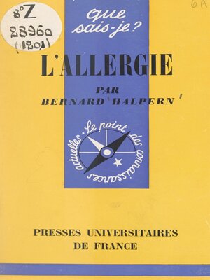 cover image of L'allergie